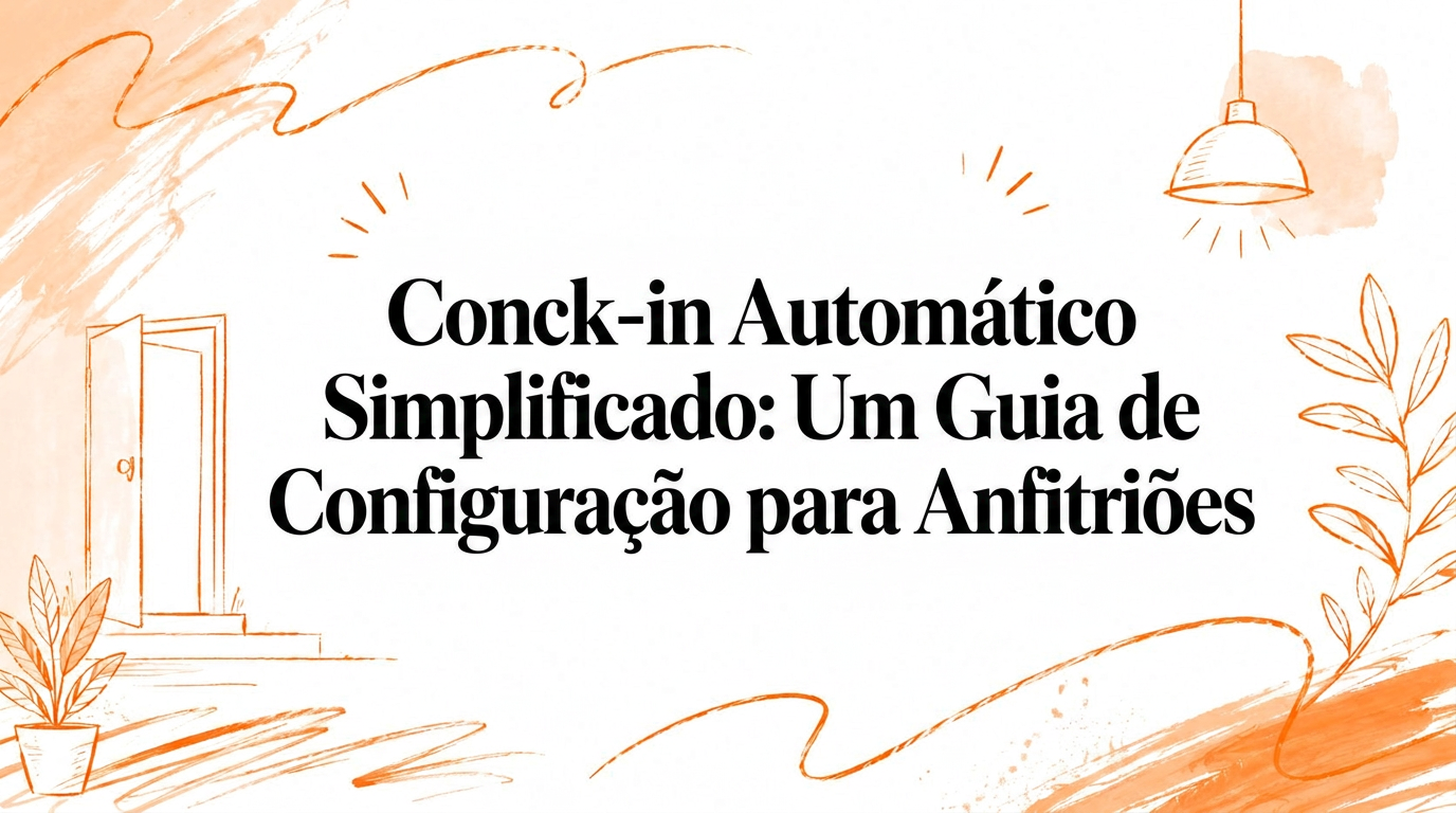 Check-in autónomo simplificado: Um guia de configuração para anfitriões