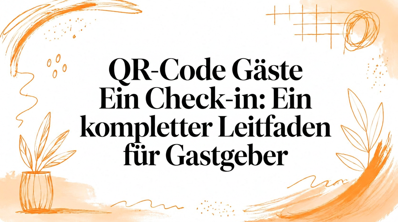 QR-Code für den Gäste-Check-in: Der ultimative Leitfaden für Gastgeber