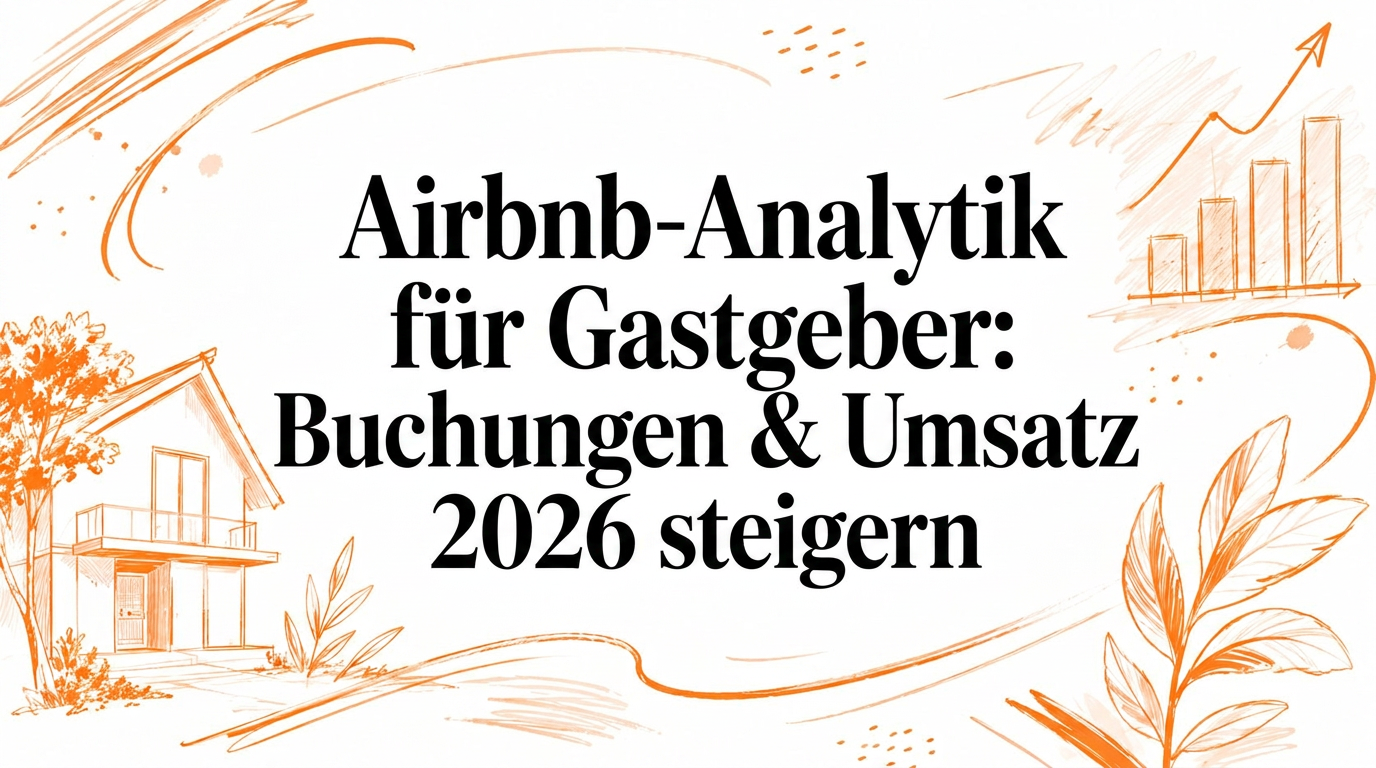 Airbnb-Analysen für Gastgeber: Buchungen & Umsatz steigern 2026