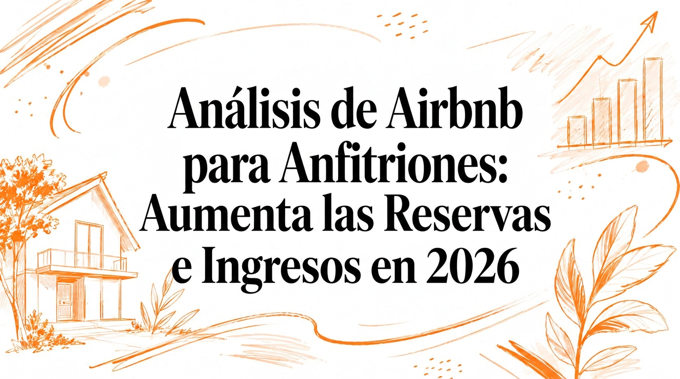 Analítica de Airbnb para anfitriones: Aumenta reservas e ingresos en 2026
