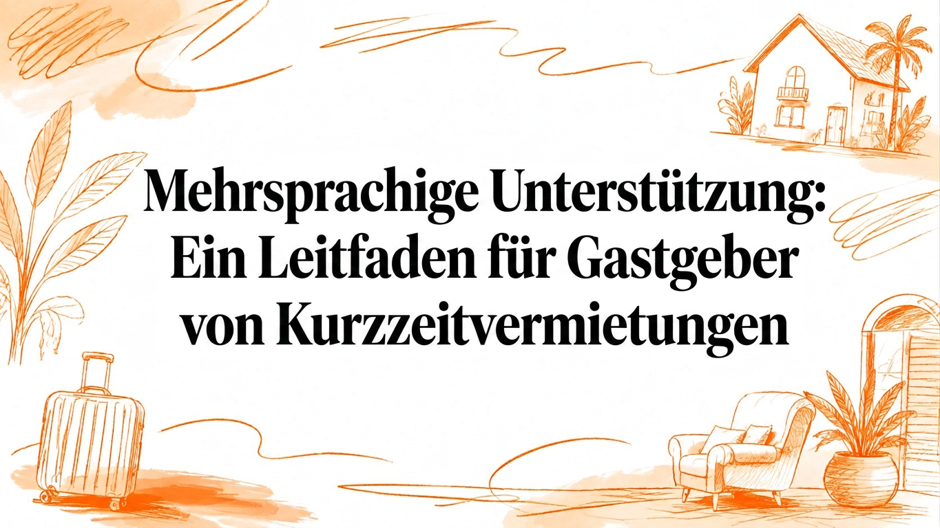 Mehrsprachige Unterstützung: Ein Leitfaden für Gastgeber von Ferienunterkünften