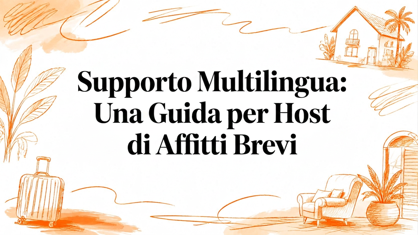 Supporto multilingue: una guida per host di affitti a breve termine