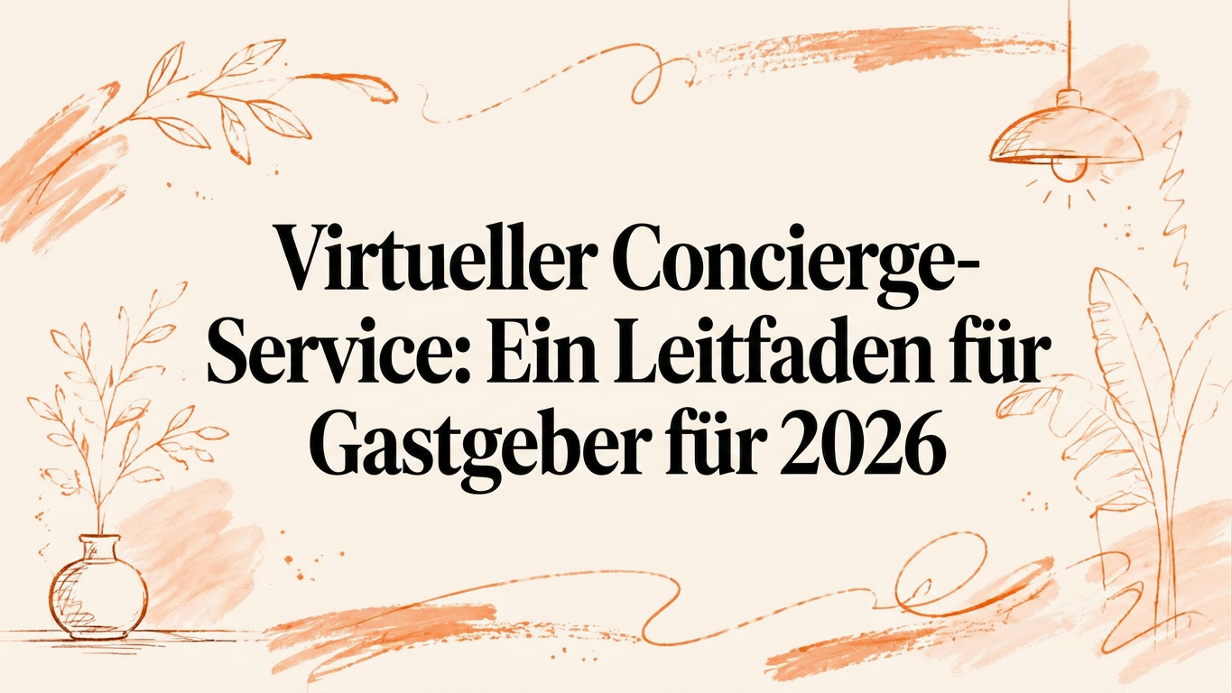 Virtueller Concierge-Service: Ein Leitfaden für Gastgeber für 2026