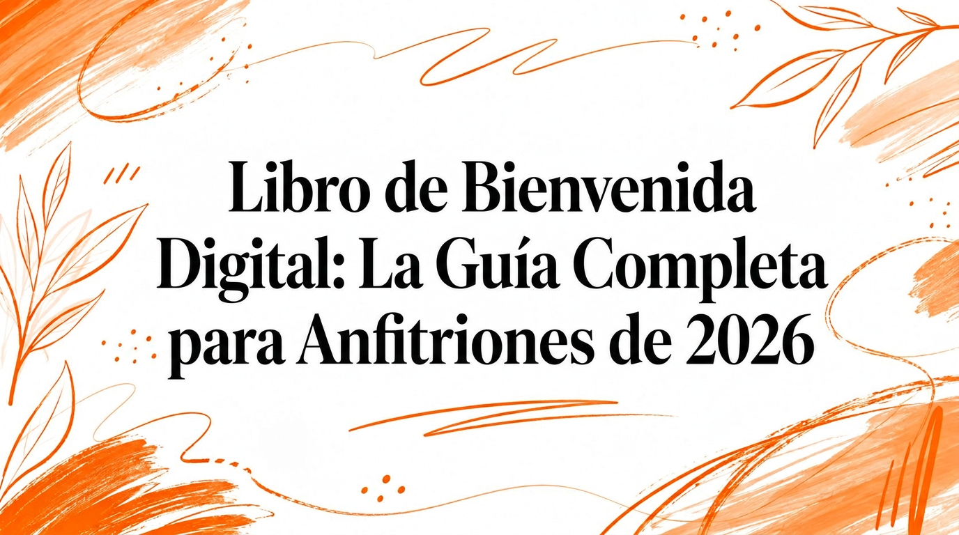Libro de bienvenida digital: La guía completa para anfitriones en 2026