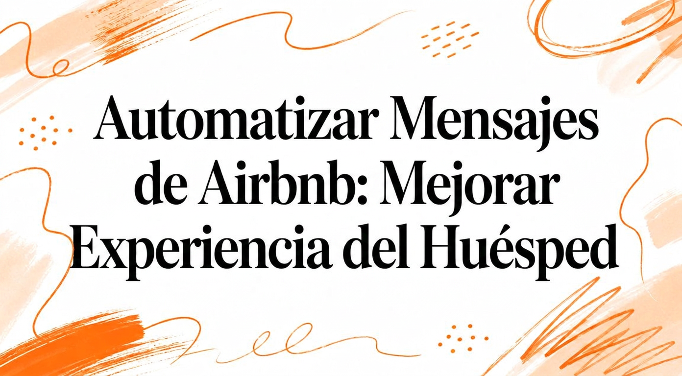 Cómo automatizar mensajes en Airbnb y mejorar la experiencia del huésped