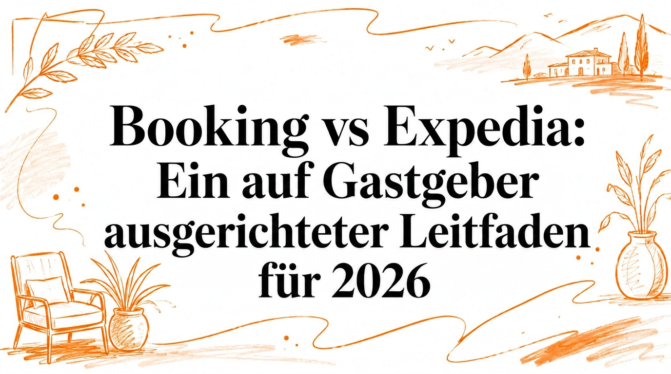Booking vs Expedia: Ein Leitfaden für Gastgeber für 2026