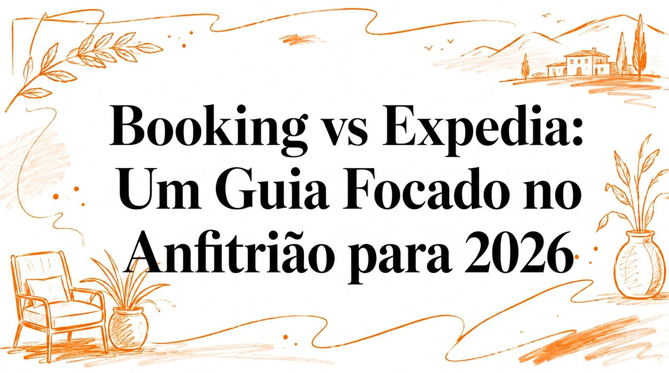 Booking.com vs Expedia: Guia para Alojamentos Locais em 2026