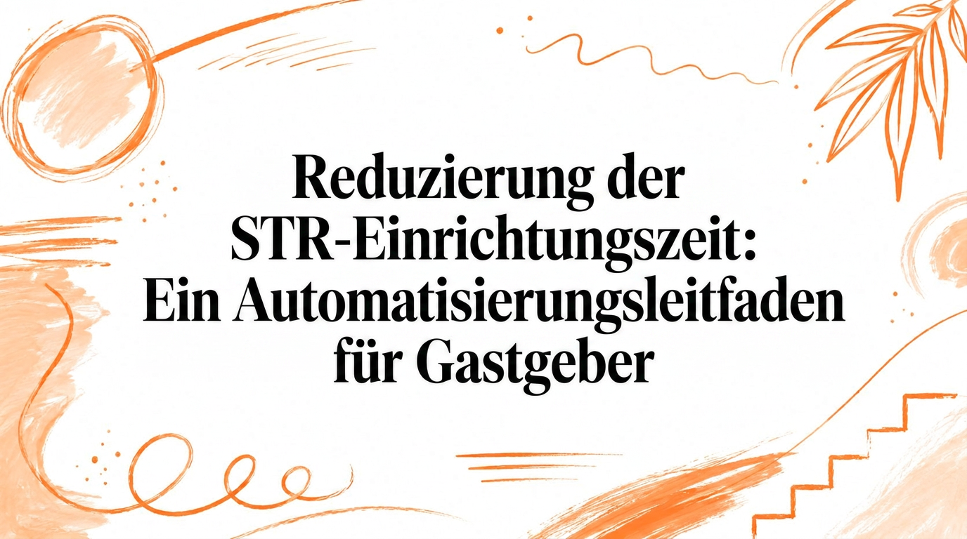 Reduzierung der Einrichtungszeit für Ferienunterkünfte: Ein Automatisierungsleitfaden für Gastgeber