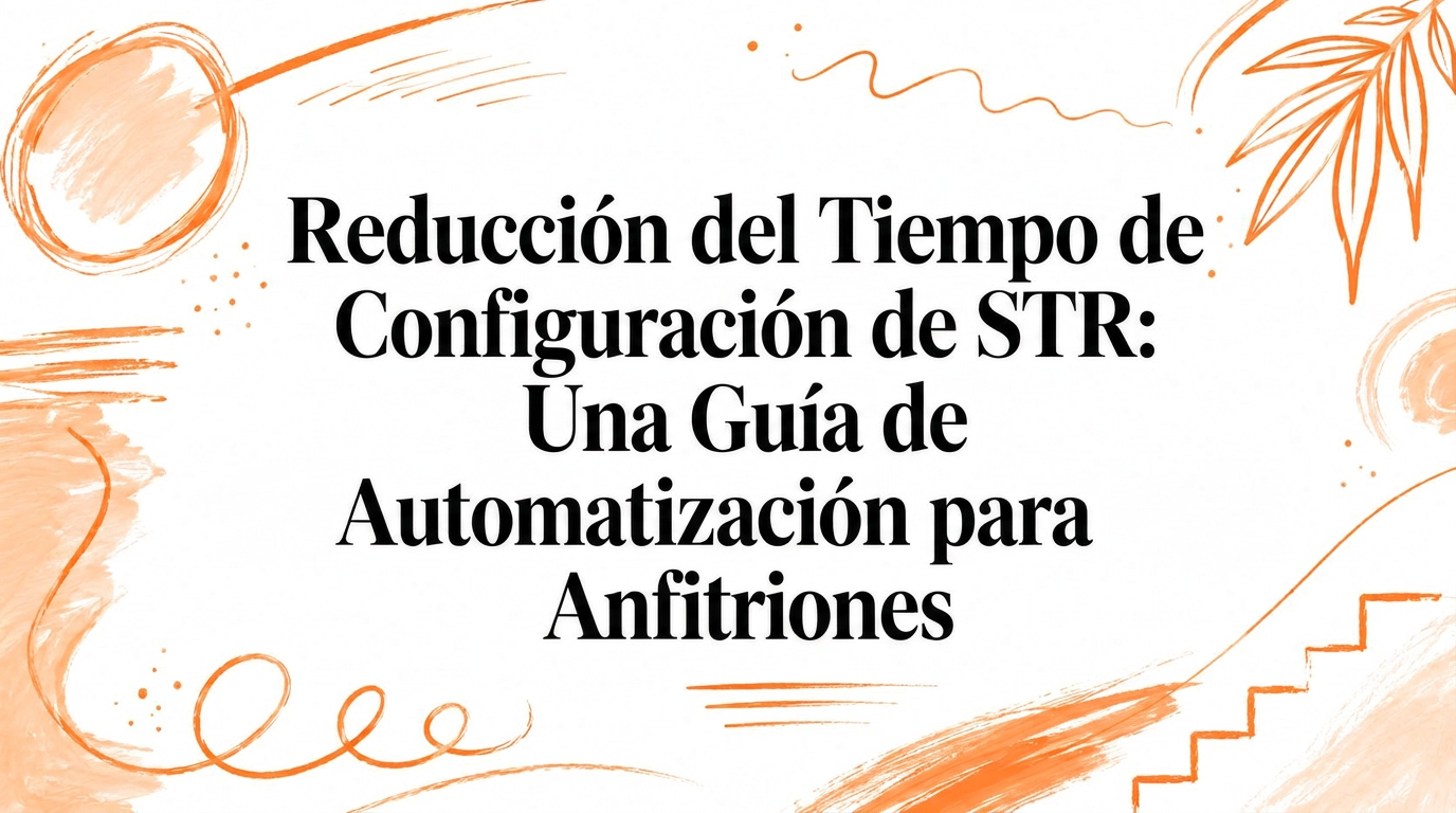 Reducción del tiempo de preparación de alquileres vacacionales: Guía de automatización para anfitriones