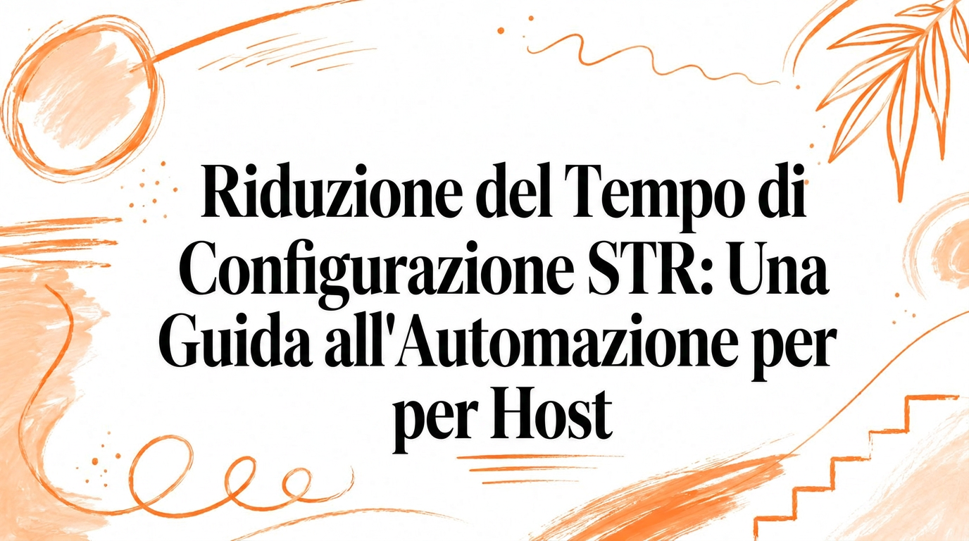 Riduzione del tempo di setup per gli affitti brevi: guida all'automazione