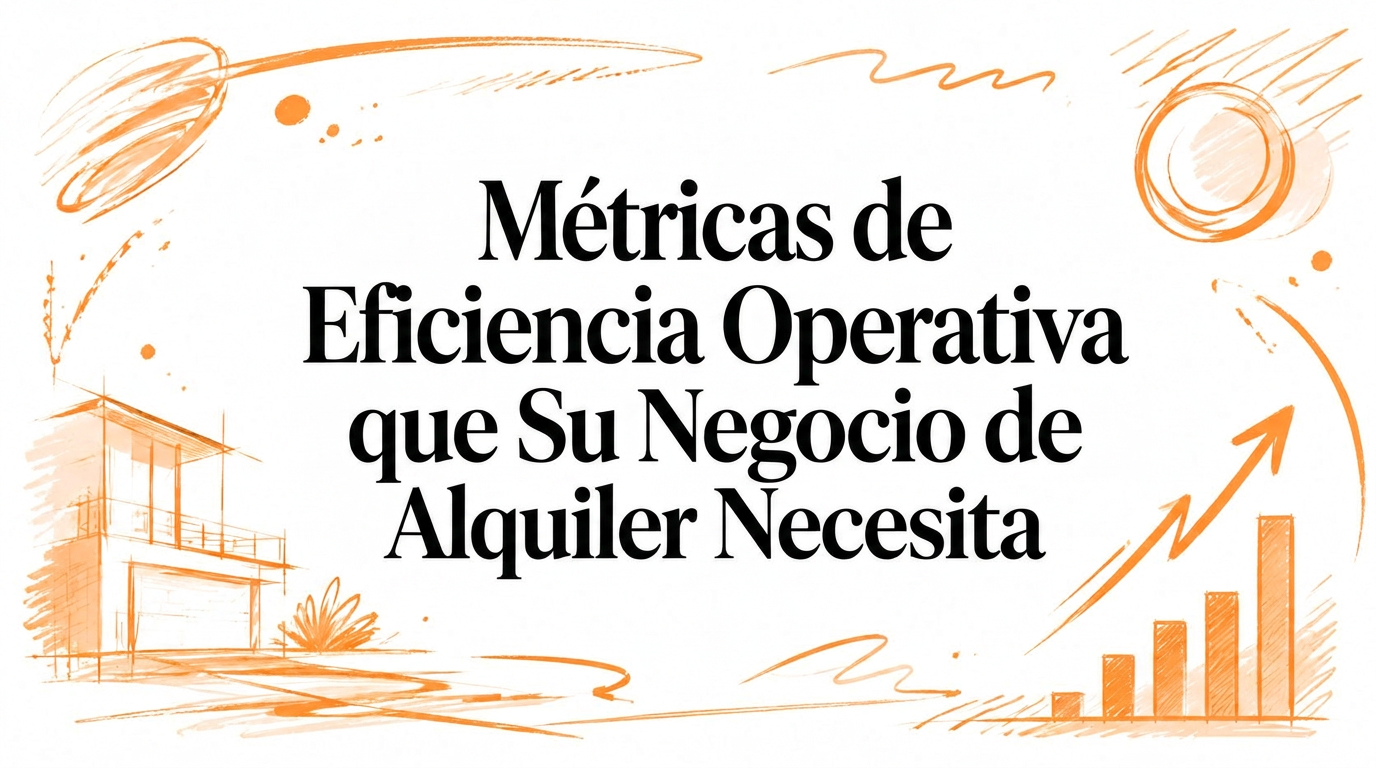 Métricas de eficiencia operativa que tu negocio de alquiler vacacional necesita