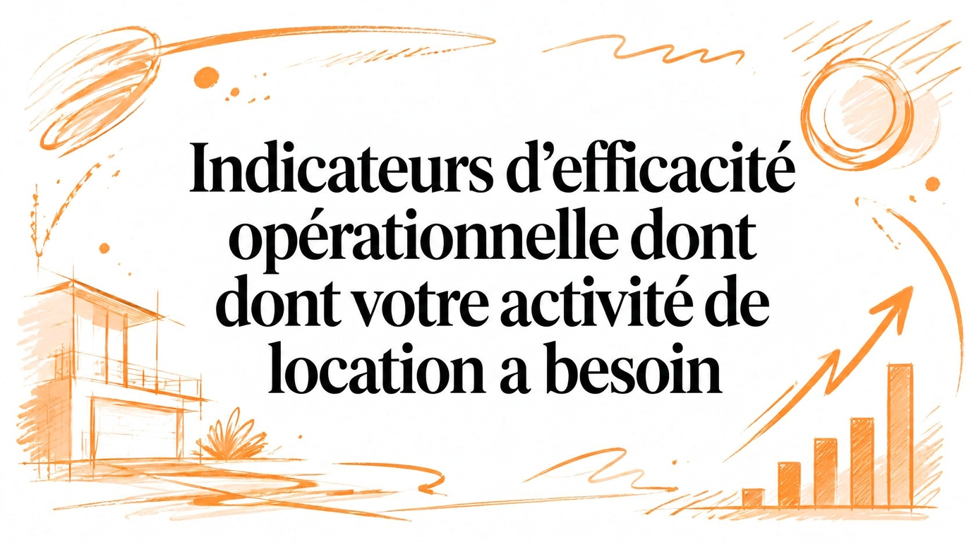 Indicateurs d'efficacité opérationnelle indispensables pour votre activité de location courte durée