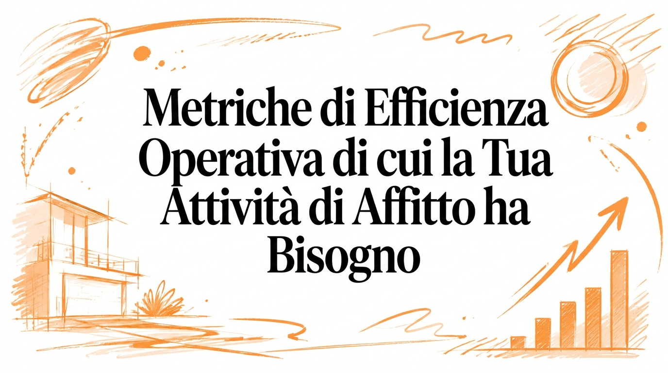 Metriche di efficienza operativa per la tua attività di affitti brevi