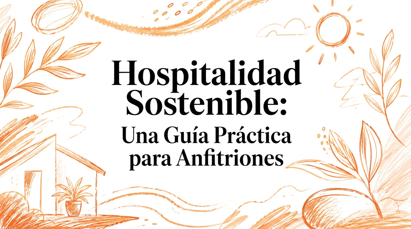Hospitalidad sostenible: una guía práctica para anfitriones