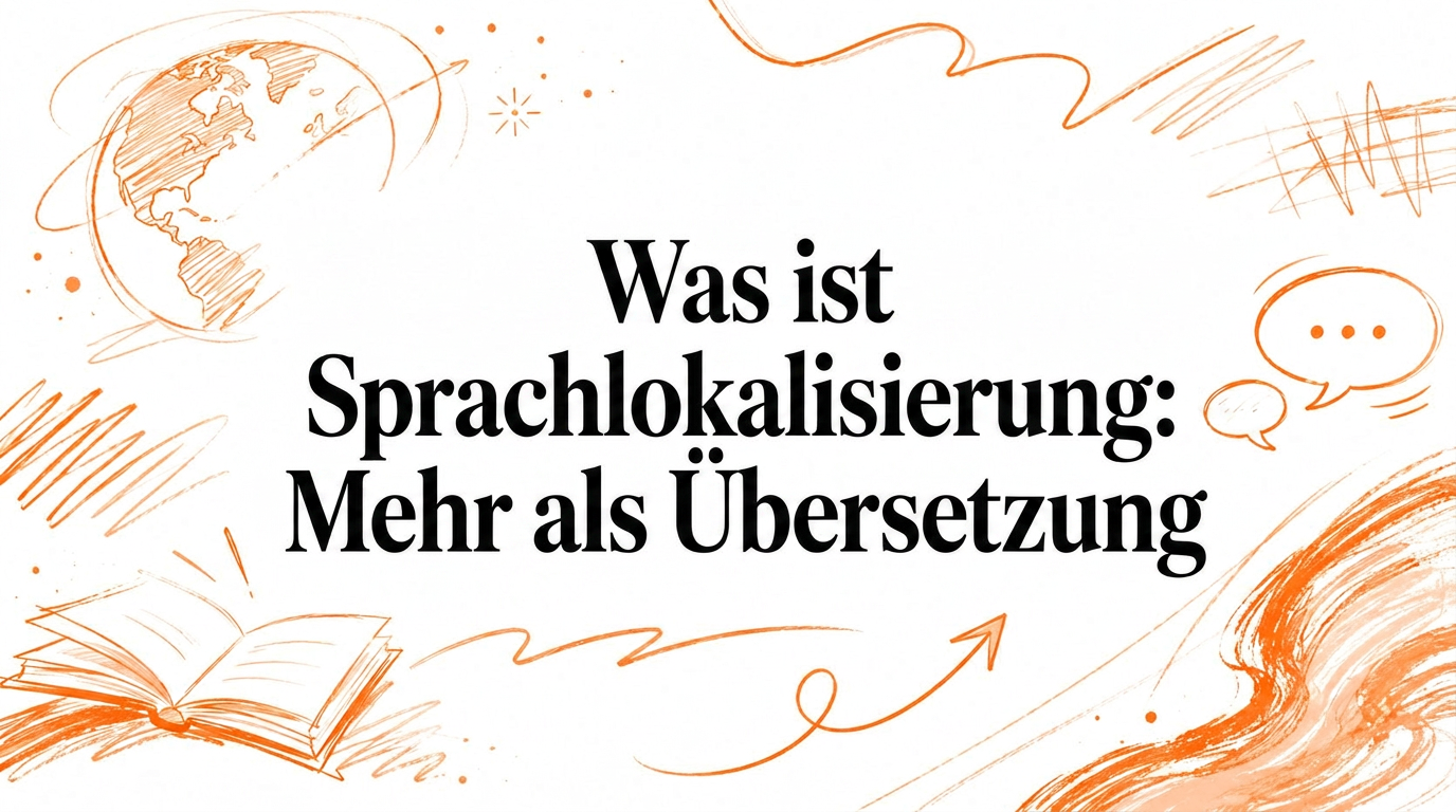 Was ist Sprachlokalisierung: Mehr als nur Übersetzung