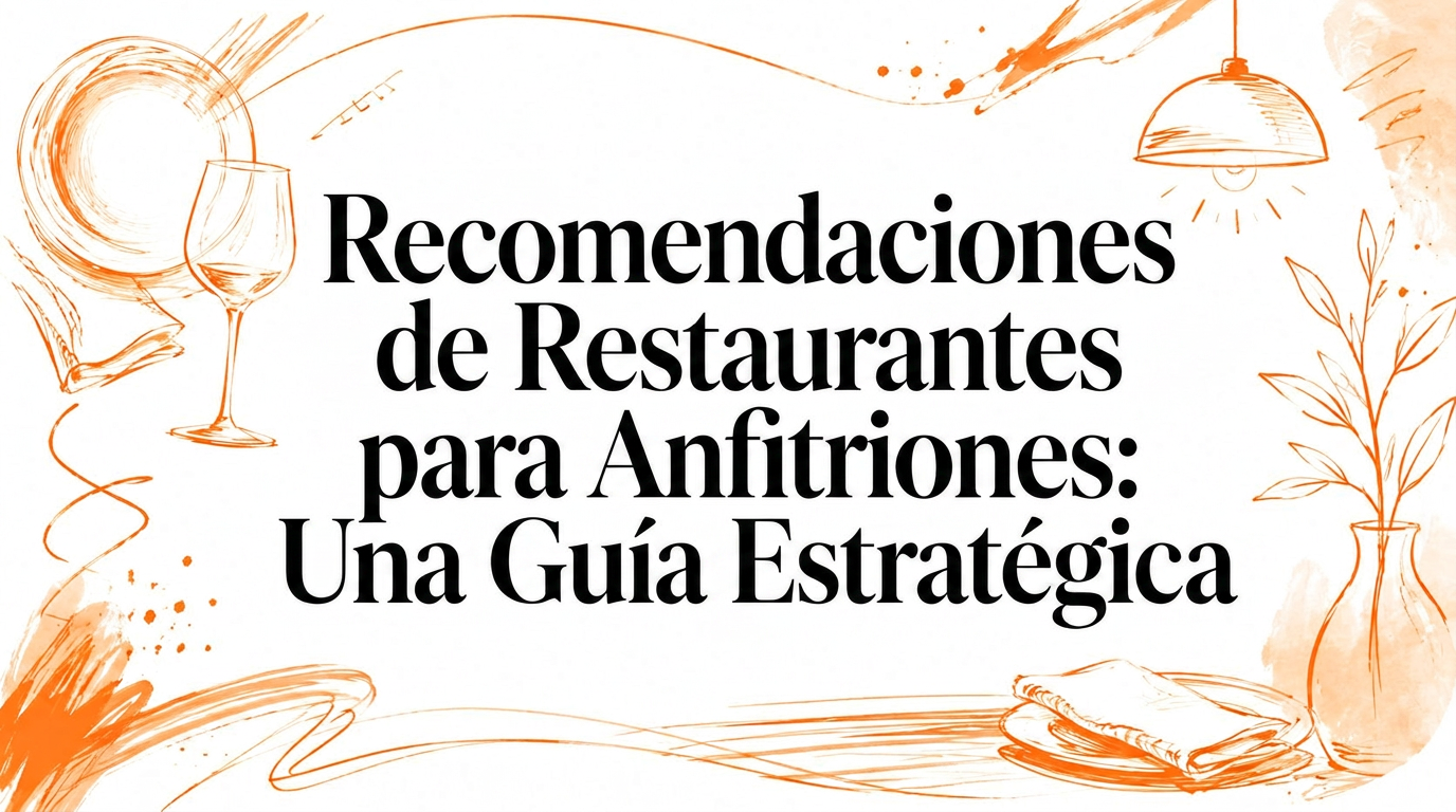 Recomendaciones de restaurantes para anfitriones: una guía estratégica