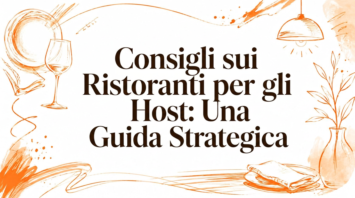 Consigli sui ristoranti per host: una guida strategica