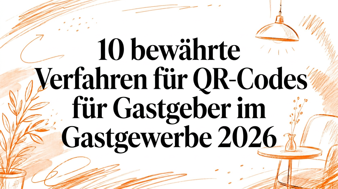 10 QR-Code Best Practices für Gastgeber im Jahr 2026