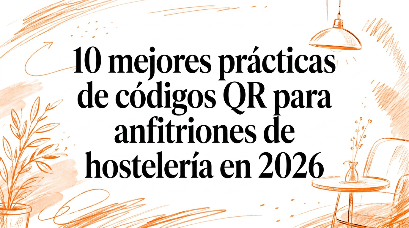 10 mejores prácticas de códigos QR para anfitriones de hospitalidad en 2026