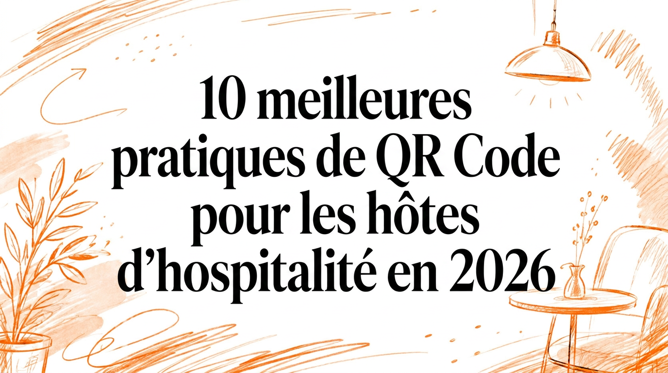 10 meilleures pratiques concernant les codes QR pour les hôtes en 2026